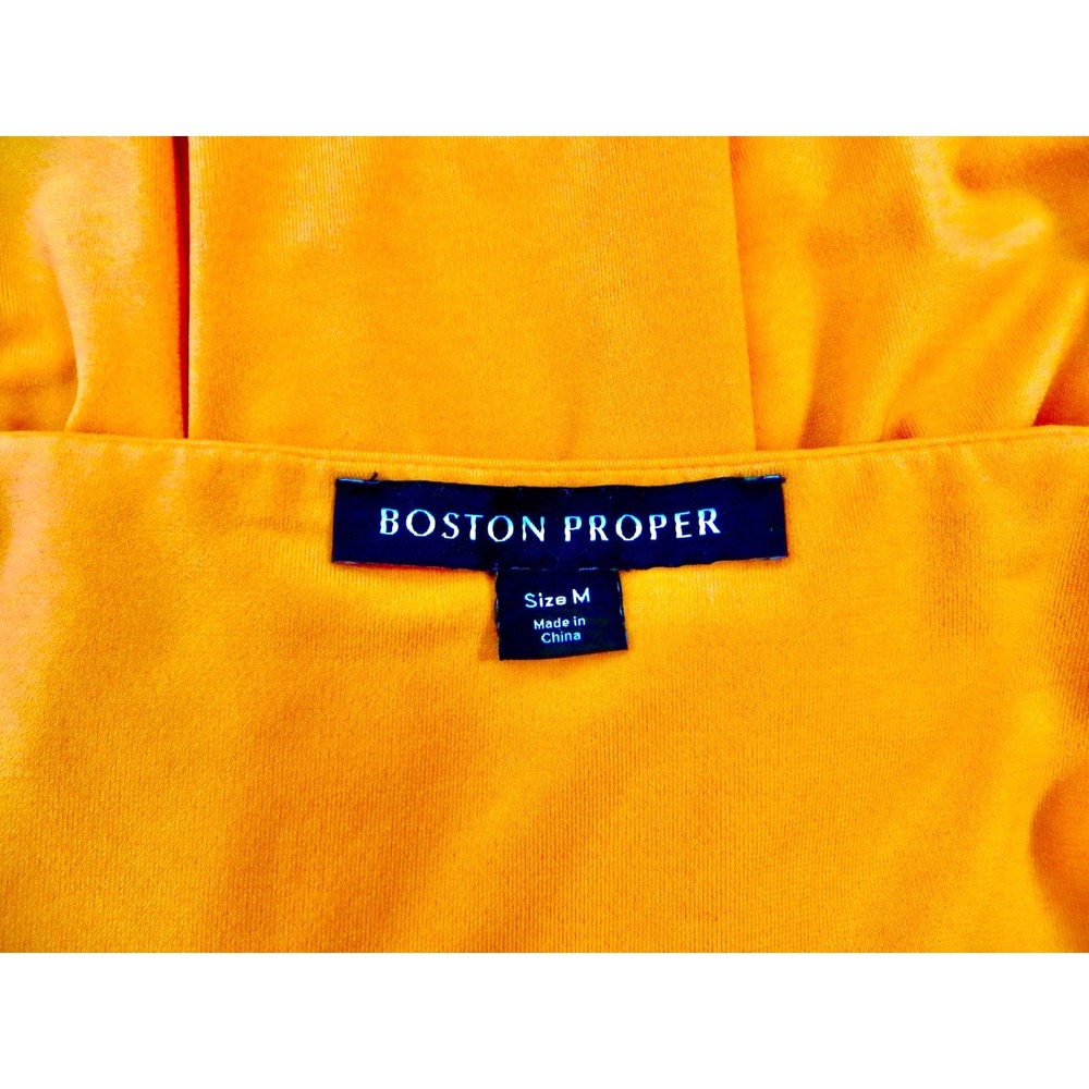 NEW! Boston Proper Knit Tiered Maxi Sun Dress Orange SZ M - Picture 9 of 10